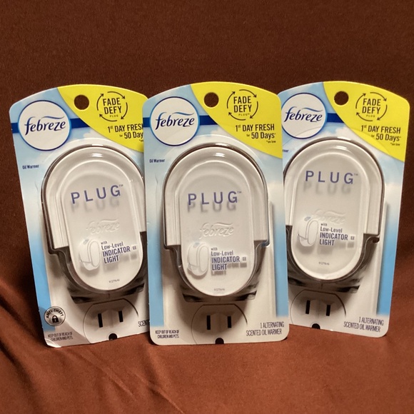 Febreze Oil Warmer Bundle of 3 NEW/Sealed - Picture 1 of 7